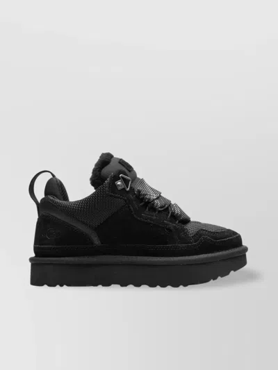 Ugg Padded Collar Canvas Sneakers