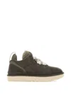 Ugg Padded-collar Low-top Sneakers In Green