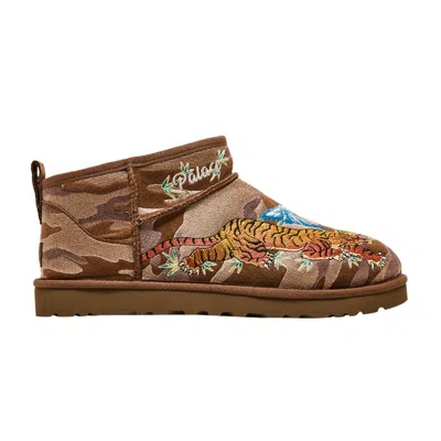 Pre-owned Ugg Palace X Classic Ultra Mini Boot 'chestnut Camo' In Brown