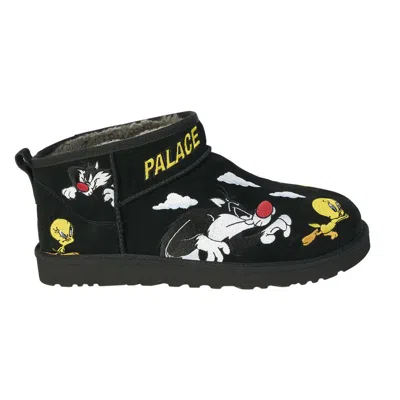 Pre-owned Ugg Palace X Looney Tunes X  Classic Ultra Mini Boot 'black' | Men's Size 5