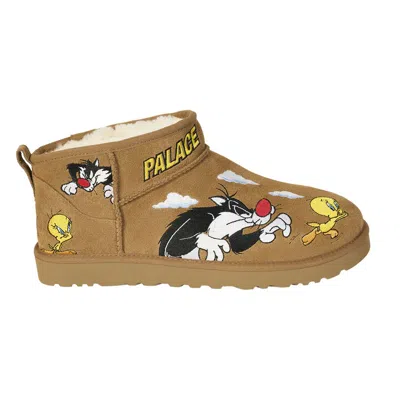 Pre-owned Ugg Palace X Looney Tunes X  Classic Ultra Mini Boot 'chestnut' | Brown | Men's Size 7
