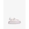 Ugg Pale Pink Kids' Goldenglow Platform Rubber Sandals Eur 31 / 12.5 Uk In Pink