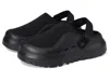 Ugg Adjustable Back Strap Clogs With Mesh Upper In Black