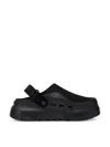 Ugg Peakmod Mesh And Nylon Slides In Black