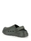 Ugg Peakmod Green Mules With Adjustable Strap And Lug Sole In Tech Fabric Man In Green