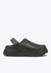 Ugg Peakmod Mesh And Nylon Slides In Green