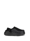 Ugg Adjustable Back Strap Clogs With Mesh Upper In Black