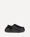 Ugg Adjustable Back Strap Clogs With Mesh Upper In Black