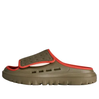 Ugg Peakmod Slide 'burnt Olive Red Pepper' In Green