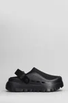Ugg Peakmod Mesh And Nylon Slides In Black