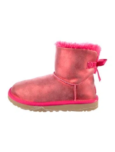 Pre-owned Ugg Babies' Pink Cotton  Boots
