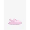 Ugg Goldenglow (toddler/little Kid/big Kid) Kid's Shoes Pink Diamond : 4 Big Kid M, Synthetic/textile In Pink