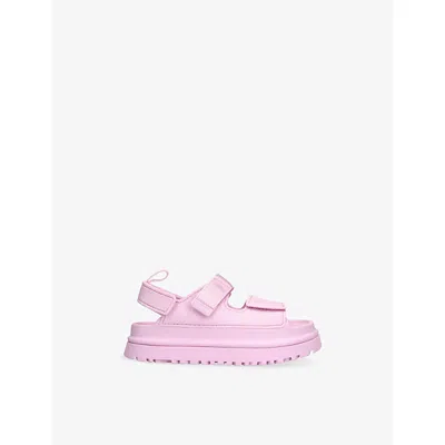 Ugg Goldenglow (toddler/little Kid/big Kid) Kid's Shoes Pink Diamond : 4 Big Kid M, Synthetic/textile In Black