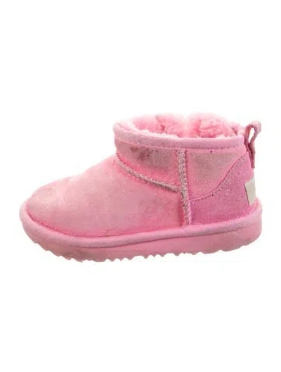 Pre-owned Ugg Babies' Pink Mid Sherling
