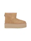 Ugg Plateau Classic Mini Boots In Neutral