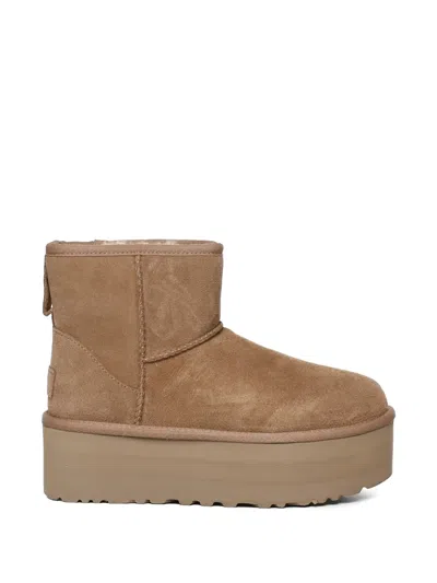Ugg Platform Mini Boots In Brown