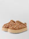 Ugg Tazz Plains Slippers Felicity Leopard Jasmine In Brown