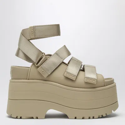 UGG UGG PLATFORM SANDALS GOLDENRISE IN SAND COLOUR