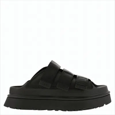 Ugg Platform Sandals With Adjustable Straps In Black