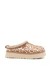 Ugg Tazz Plains Slippers Felicity Leopard Jasmine In Brown