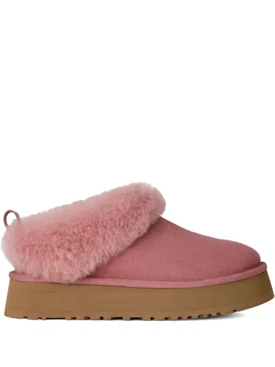 UGG PLATFORM SUEDE FLAT MULES
