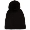 Ugg ® Pompom Chunky Knit Beanie In Black
