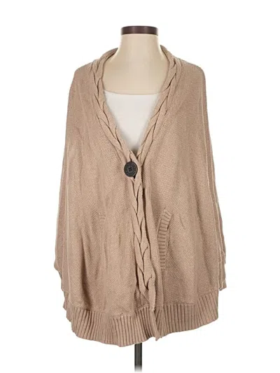 Pre-owned Ugg Poncho In Brown
