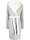 Ugg Portola Reversible Robe In Grey