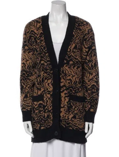 Pre-owned Ugg Printed Evening Jacket In Brown