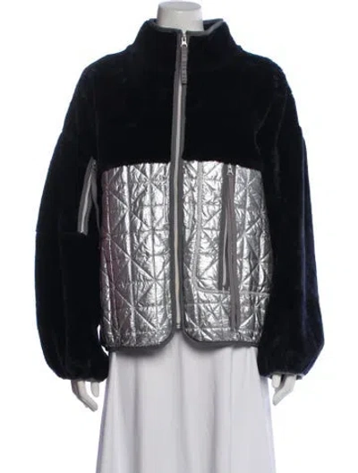 Pre-owned Ugg Printed Jacket In Black