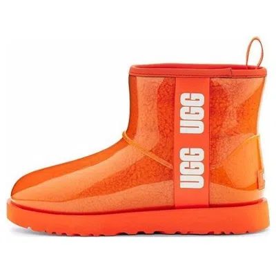 Ugg (ps)  Classic Clear Mini 'orange' In Multi