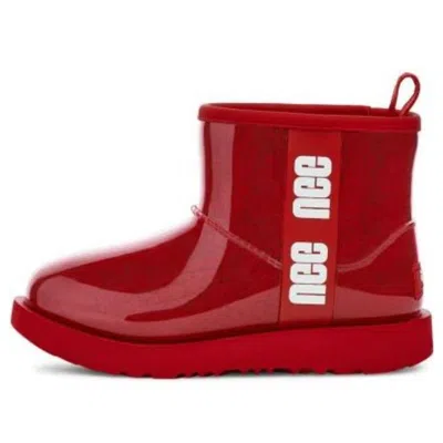 Ugg (ps)  Classic Clear Mini 'red' In Multi
