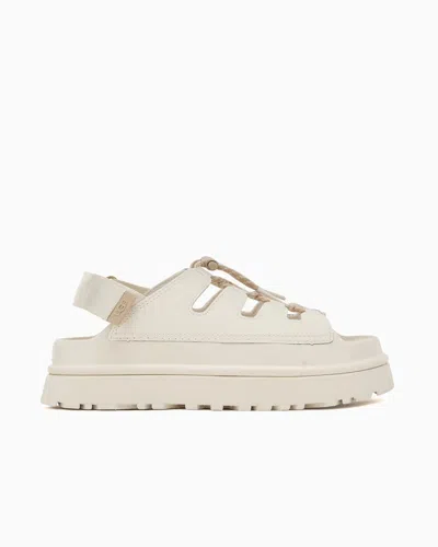 Ugg Pu-jacketed Mini Sandals With Velcro Closure In Neutral