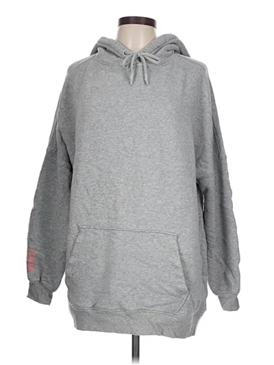 Pre-owned Ugg Pullover Hoodie In Gray