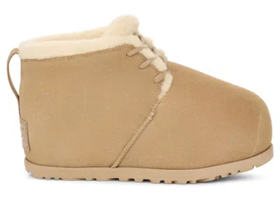 Pre-owned Ugg Pumped Lace Up Boot (women's) Sneakers In Mustard Seed In Yellow