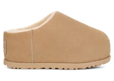 Pre-owned Ugg Pumped Slide (women's) Sneakers In Mustard Seed