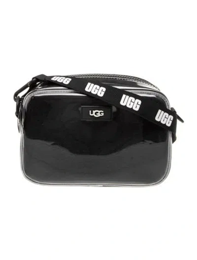 Pre-owned Ugg Pvc Shoulder Bag In Black
