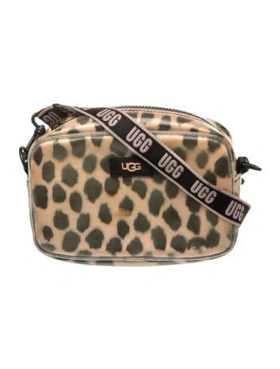 Pre-owned Ugg Pvc Shoulder Bag In Neutrals