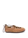 Ugg Quill Ballet Sneakers In Brown