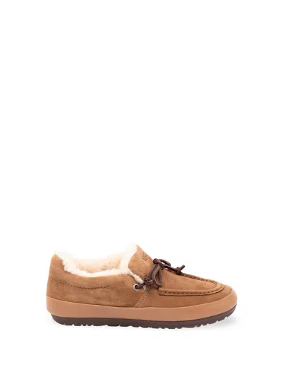 Ugg Suede Quill Slip-on Shoes In Brown
