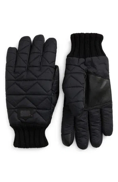 Ugg ® Quilted Gloves In Black