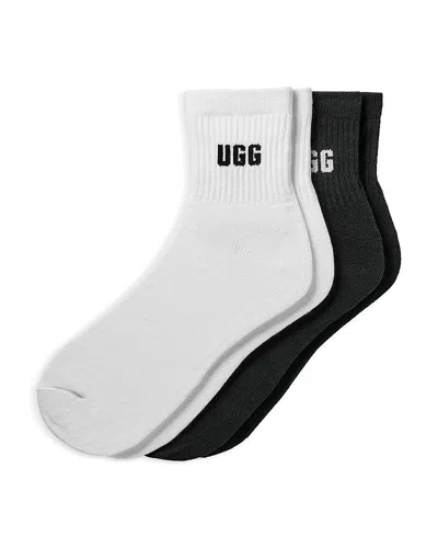 Ugg Quinlin Logo Quarter Socks, Pack Of 2 In Multi