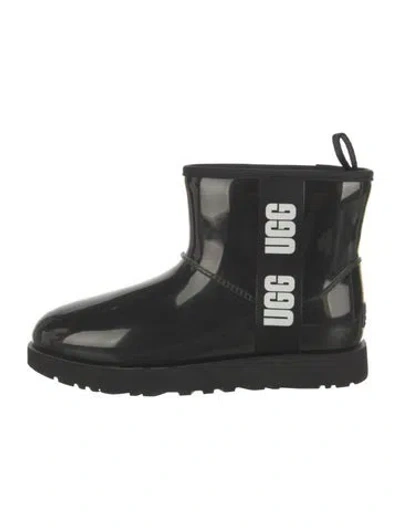 Pre-owned Ugg Rain Boots In Black
