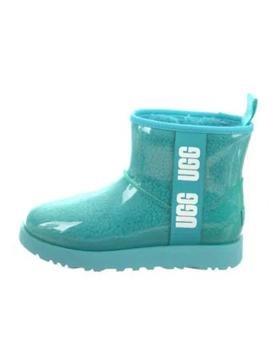 Pre-owned Ugg Rain Boots In Blue