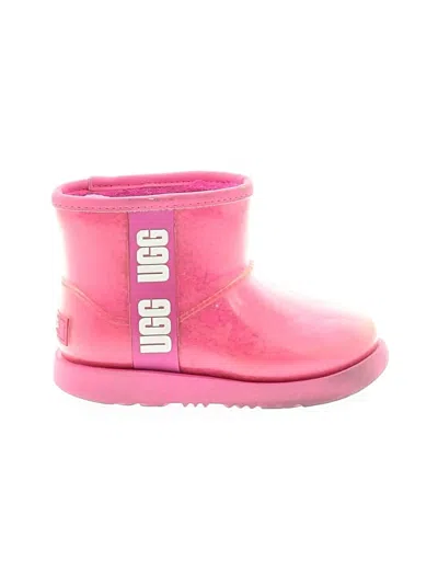 Pre-owned Ugg Kids' Rain Boots In Pink