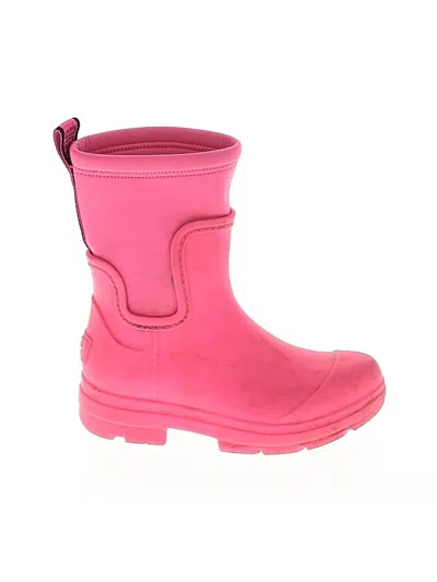 Pre-owned Ugg Kids' Rain Boots In Pink