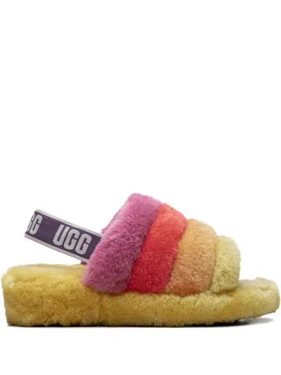 Ugg Rainbow Strap Shoes In Multi