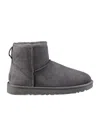 Ugg Rear Pull-ring Snow Boots In Gray