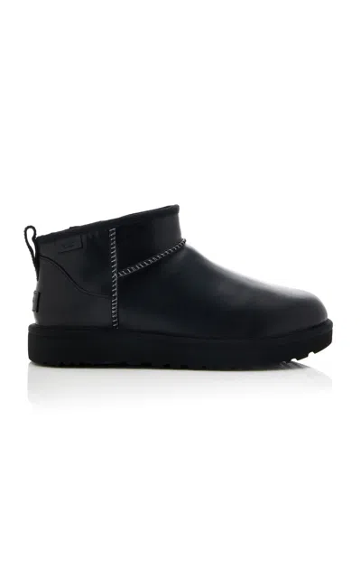 UGG REGENERATE LEATHER CLASSIC ULTRA MINI BOOTS