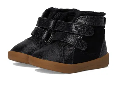 Ugg Kids' Rennon Ii (infant/toddler) Boy's Shoes Black : Xs (us 0-1 Infant) M, Leather/suede